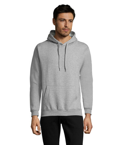 SNAKE Hoodie - Grau-Melange 2 bedrucken, Art.-Nr. S47101-GY-S