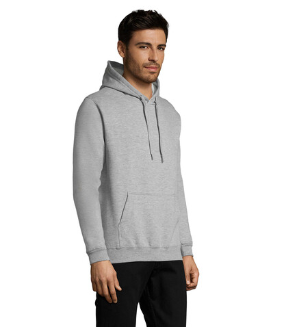 SNAKE Hoodie - Grau-Melange 2 bedrucken, Art.-Nr. S47101-GY-S