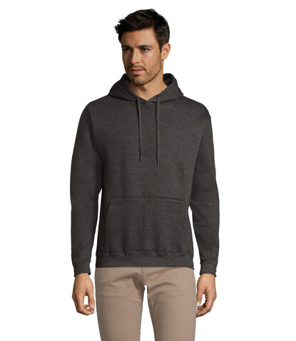 SNAKE Hoodie - Charcoal Melange bedrucken, Art.-Nr. S47101-CE-M