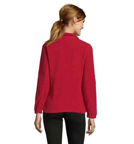 NORTH DAMEN FL JACKE  300g - Red bedrucken, Art.-Nr. S54500-RD-M