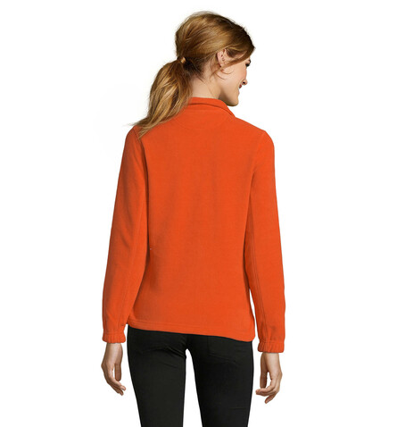 NORTH DAMEN FL JACKE  300g - Orange bedrucken, Art.-Nr. S54500-OR-XL
