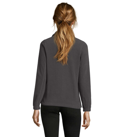 NORTH DAMEN FL JACKE  300g - Anthrazitgrau bedrucken, Art.-Nr. S54500-CR-S