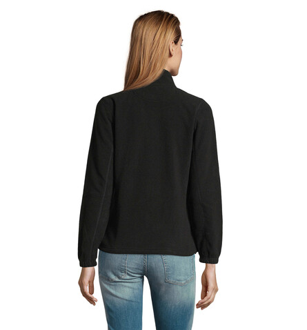 NORTH DAMEN FL JACKE  300g - Schwarz bedrucken, Art.-Nr. S54500-BK-S