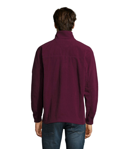 NORTH MEN Fleece-Jacke - Burgundy bedrucken, Art.-Nr. S55000-BG-5XL NORTH MEN Fleece-Jacke - Burgundy bedrucken, Art.-Nr. S55000-BG-5XL