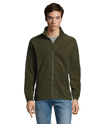 NORTH MEN Fleece-Jacke - Army bedrucken, Art.-Nr. S55000-AR-3XL
