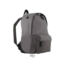 RIDER POLYESTER RUCKSACK - Graphit bedrucken, Art.-Nr. S70100-GH-M