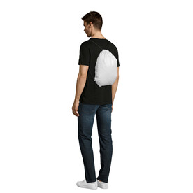 URBAN RUCKSACK POLYESTER - White bedrucken, Art.-Nr. S70600-WH-M