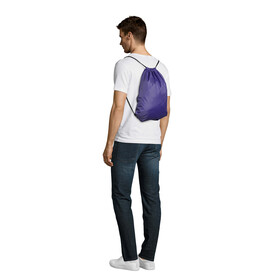 URBAN RUCKSACK POLYESTER - Purple bedrucken, Art.-Nr. S70600-PR-M
