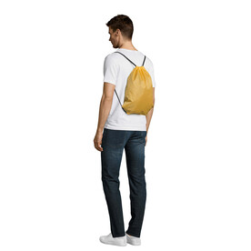 URBAN RUCKSACK POLYESTER - Gold bedrucken, Art.-Nr. S70600-GO-M