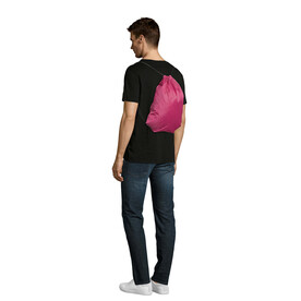 URBAN RUCKSACK POLYESTER - Flash Pink bedrucken, Art.-Nr. S70600-FP-M