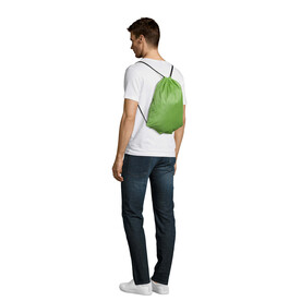 URBAN RUCKSACK POLYESTER - Apple Green bedrucken, Art.-Nr. S70600-AG-M