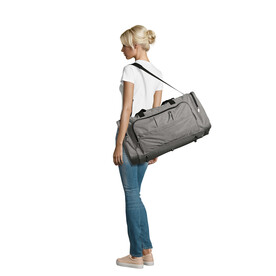 WEEK-END TRAVEL BAG - Graue Melange bedrucken, Art.-Nr. S70900-GM-M