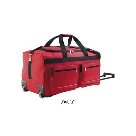 VOYAGER TRAVEL BAG - Red bedrucken, Art.-Nr. S71000-RD-M