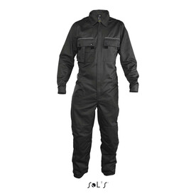 SOLSTICE PRO WEAR OVERALL - Dunkelgrau bedrucken, Art.-Nr. S80902-DG-XXL