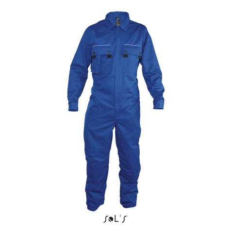 SOLSTICE PRO WEAR OVERALL - Bugatti Blue bedrucken, Art.-Nr. S80902-EI-M