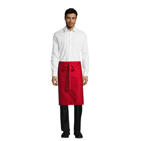 GREENWICH APRON POCKETS - Red bedrucken, Art.-Nr. S88020-RD-M