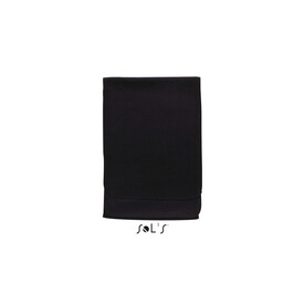 ARCTIC UNISEX FLEECE SCARF - Schwarz bedrucken, Art.-Nr. S88103-BK-M