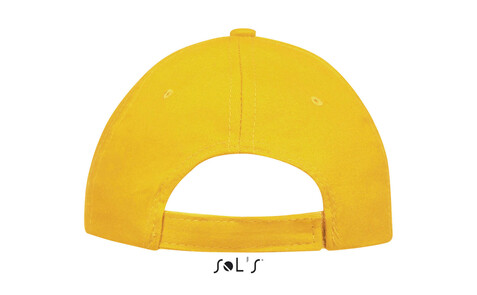 SUNNY FIVE PANEL CAP 180g - Gold bedrucken, Art.-Nr. S88110-GO-M