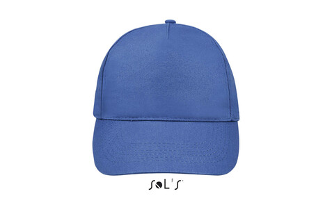 SUNNY FIVE PANEL CAP 180g - Royal Blue bedrucken, Art.-Nr. S88110-RB-M SUNNY FIVE PANEL CAP 180g - Royal Blue bedrucken, Art.-Nr. S88110-RB-M
