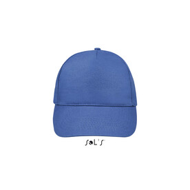 SUNNY FIVE PANEL CAP 180g - Royal Blue bedrucken, Art.-Nr. S88110-RB-M