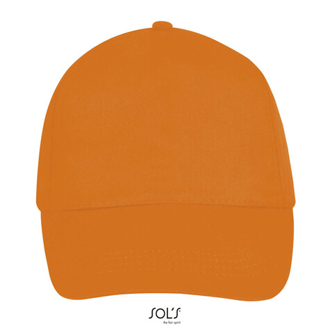 BUZZ FIVE PANEL CAP - Orange bedrucken, Art.-Nr. S88119-OR-M BUZZ FIVE PANEL CAP - Orange bedrucken, Art.-Nr. S88119-OR-M