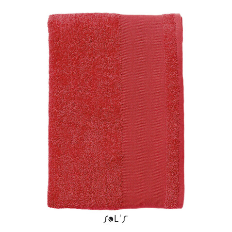 BAYSIDE 50 HAND TOWEL - Red bedrucken, Art.-Nr. S89007-RD-M BAYSIDE 50 HAND TOWEL - Red bedrucken, Art.-Nr. S89007-RD-M