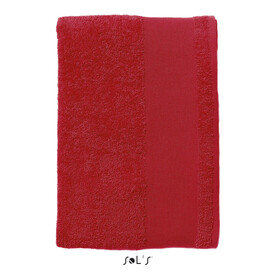 BAYSIDE 100 BATH SHEET - Red bedrucken, Art.-Nr. S89009-RD-M