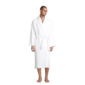 PALACE UNISEX BATHROBE - White bedrucken, Art.-Nr. S89100-WH-S