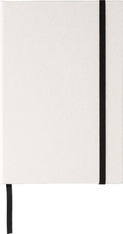 Notizbuch Hudson | A5 | Liniert – Schwarz/weiß bedrucken, Art.-Nr. 040999999_1042028