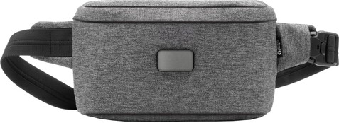 BrandCharger Schultertasche Crosspack | RFID-Schutz – Grau bedrucken, Art.-Nr. 003999999_1163671