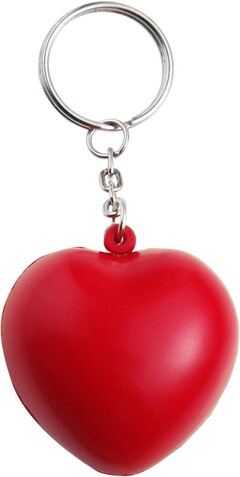 Schlüsselanhänger Lilou | Herzform – Rot bedrucken, Art.-Nr. 008999999_1171 Schlüsselanhänger Lilou | Herzform – Rot bedrucken, Art.-Nr. 008999999_1171