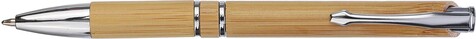 Kugelschreiber Deanna | Bambus | Chrom – Braun bedrucken, Art.-Nr. 011999127_1171445