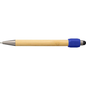 Kugelschreiber Fenn | Bambus | Spinner – Kobaltblau bedrucken, Art.-Nr. 023999128_1207807