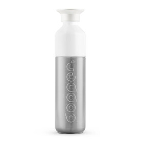 Dopper Insulated Silver | 350 ml – silber/weiß bedrucken, Art.-Nr. 325999999_1247520