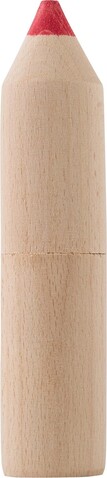 Buntstift-Set Francis | Holzhalter | 6 Stifte – Braun bedrucken, Art.-Nr. 011999999_2786
