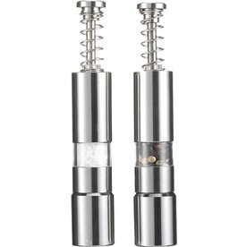 Salz- und Pfeffermühlenset Annalena | Edelstahl | 2 St. – Silber bedrucken, Art.-Nr. 032999999_3724