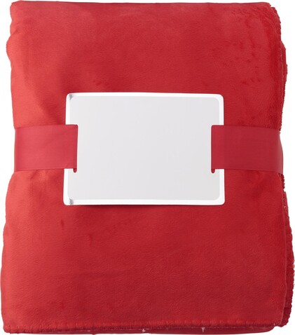 Plaid Margot | Polyester – Rot bedrucken, Art.-Nr. 008999999_4290