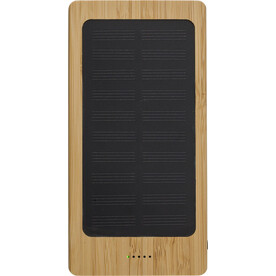 Powerbank Joan | Bambus | Solar | 8000 mAh – Bambus bedrucken, Art.-Nr. 823999999_431953
