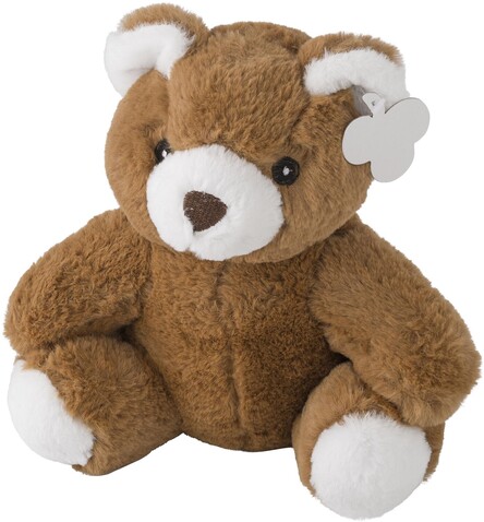 Plüschteddybär Alessandro | 20 cm – Braun bedrucken, Art.-Nr. 011999999_5012