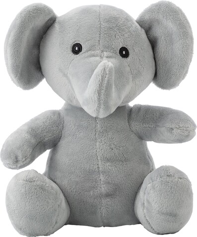 Plüschelefant Jessie – Grau bedrucken, Art.-Nr. 003999999_747962 Plüschelefant Jessie – Grau bedrucken, Art.-Nr. 003999999_747962