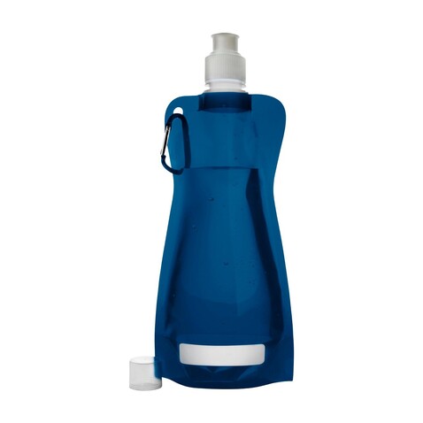 Faltflasche Bailey | 420 ml – Blau bedrucken, Art.-Nr. 005999999_7567