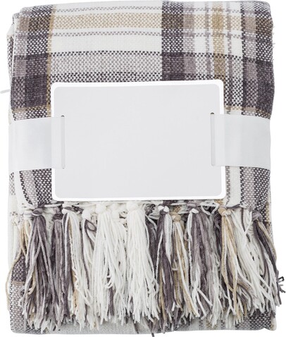 Plaid Ayana | Chenille – Braun bedrucken, Art.-Nr. 011999999_8186