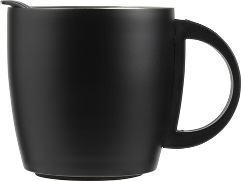 Reisebecher Rania | Edelstahl | 350 ml – Schwarz bedrucken, Art.-Nr. 001999999_8227