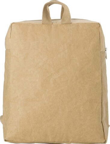 Rucksack Samanta | Papier | 10 l – Braun bedrucken, Art.-Nr. 011999999_8262