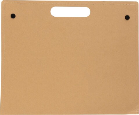 Schreibmappe Keisha | Karton | A4 – Braun bedrucken, Art.-Nr. 011999999_8569