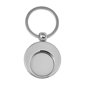 Schlüsselhalter Christie | 2-in-1 – Silber bedrucken, Art.-Nr. 032999999_8744