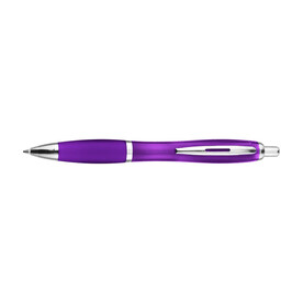 Kugelschreiber Newport | Gummierte Griffzone – Violett bedrucken, Art.-Nr. 024999128_915928