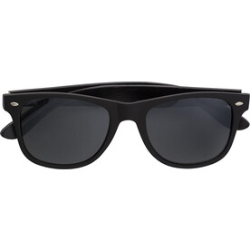 Sonnenbrille Jaxon | Kunststoffrahmen und Bambusbügel | UV400 – Schwarz bedrucken, Art.-Nr. 001999999_967752