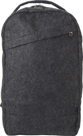 Rucksack Eleanor | Filz | 15 l – dunkelgrau bedrucken, Art.-Nr. 491999999_970944