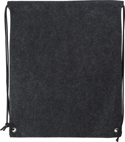 Turnbeutel Maya | Filz | 3 l – dunkelgrau bedrucken, Art.-Nr. 491999999_970950